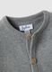 Graue Strickjacke aus reiner Bio-Baumwolle f&uuml;r Babys_2