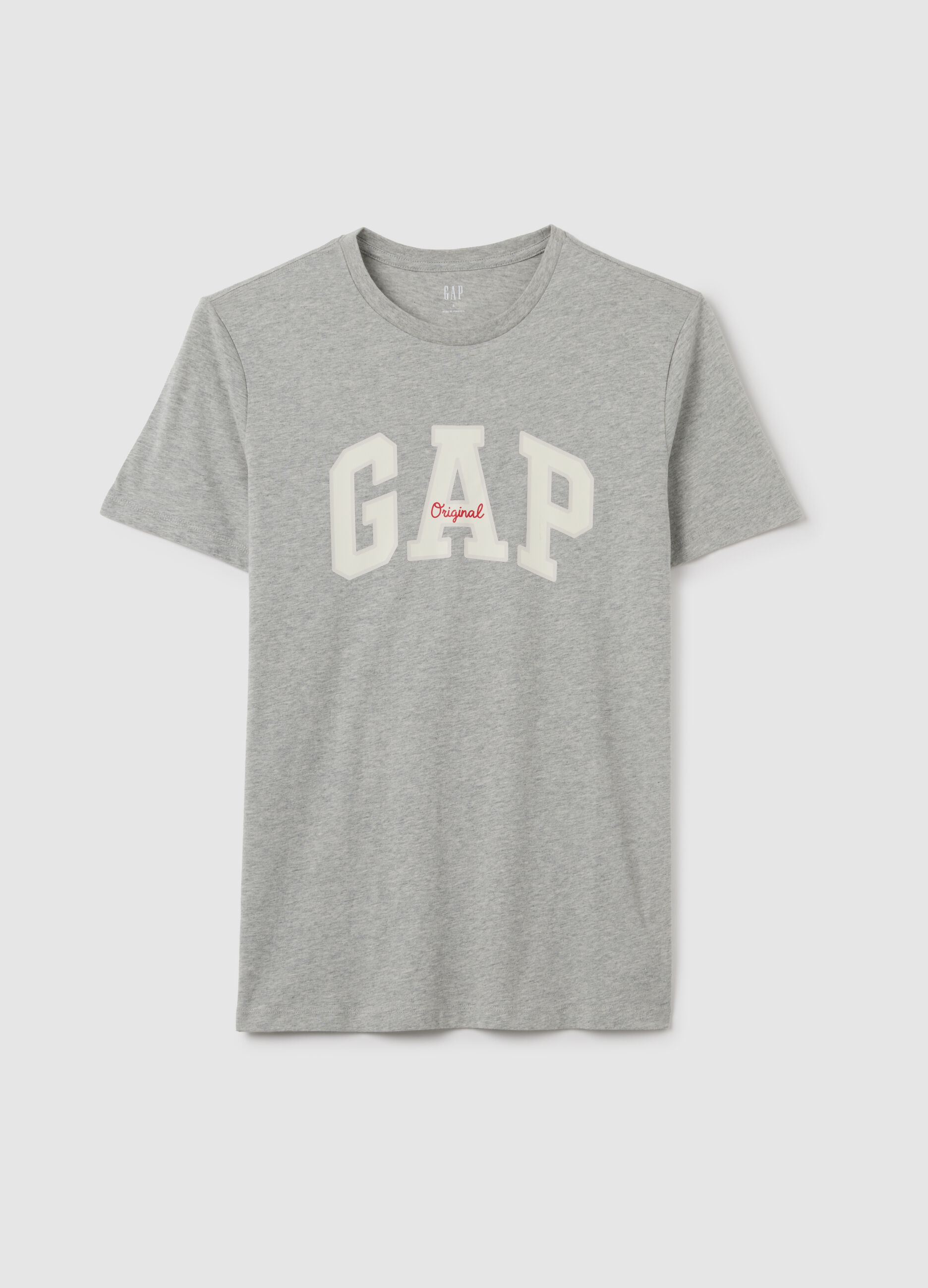 Cotton T-shirt with logo print