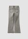 Girls&rsquo; grey flared jeans in stretch cotton_5