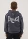 Grey full-zip cotton-blend hooded sweatshirt for boys_2