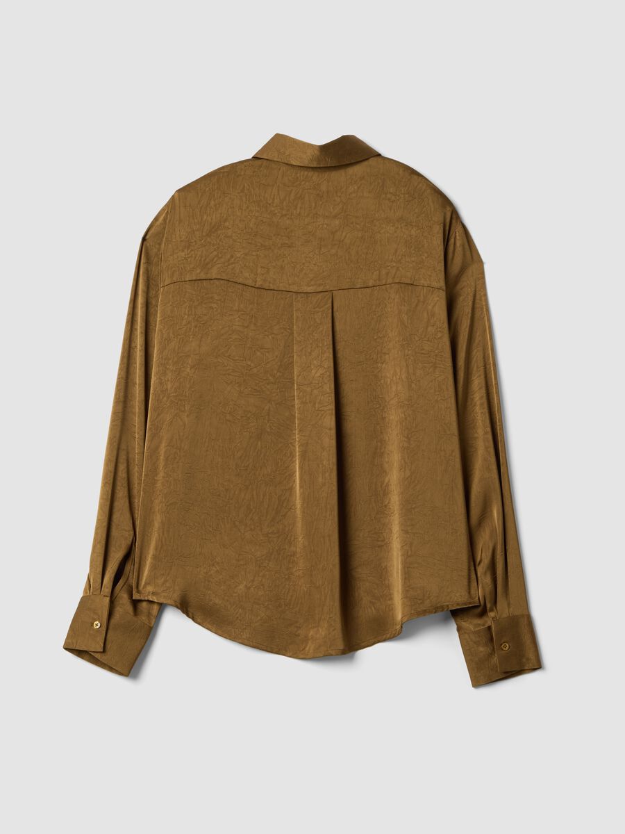 Camicia verde regular fit con collo classico_6
