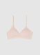 Pink stretchy cotton bra with thin straps_4