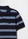 Blue and light blue striped polo GAP Kids for boys_1