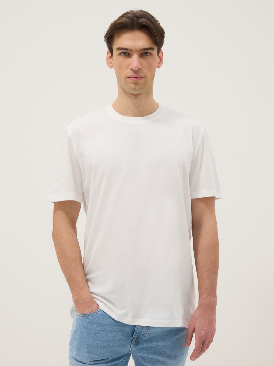 Pure Cotton White T-shirt_0