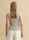 Beige open-knit viscose-blend vest top_3