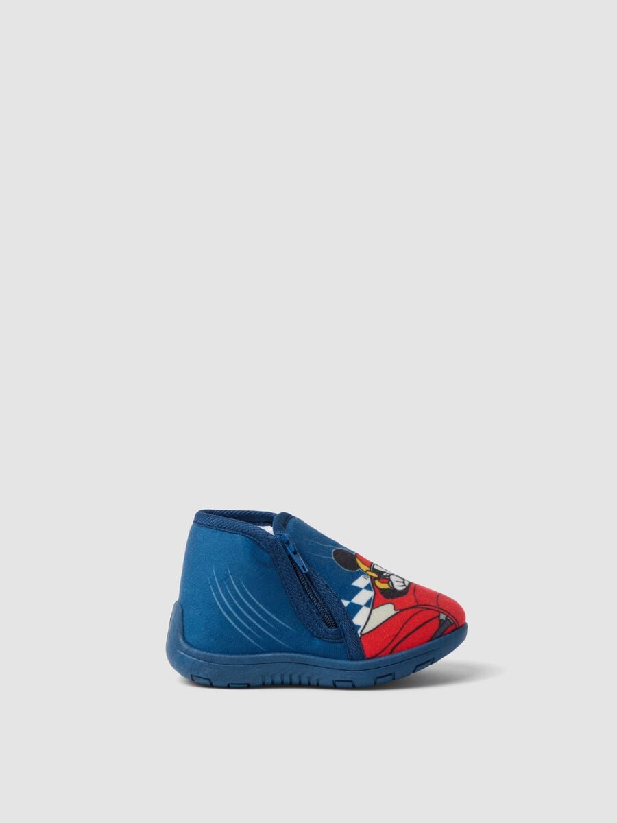 Blaue Mickey & Friends Hausschuhe mit Print f&uuml;r Baby und Kleinkind_0