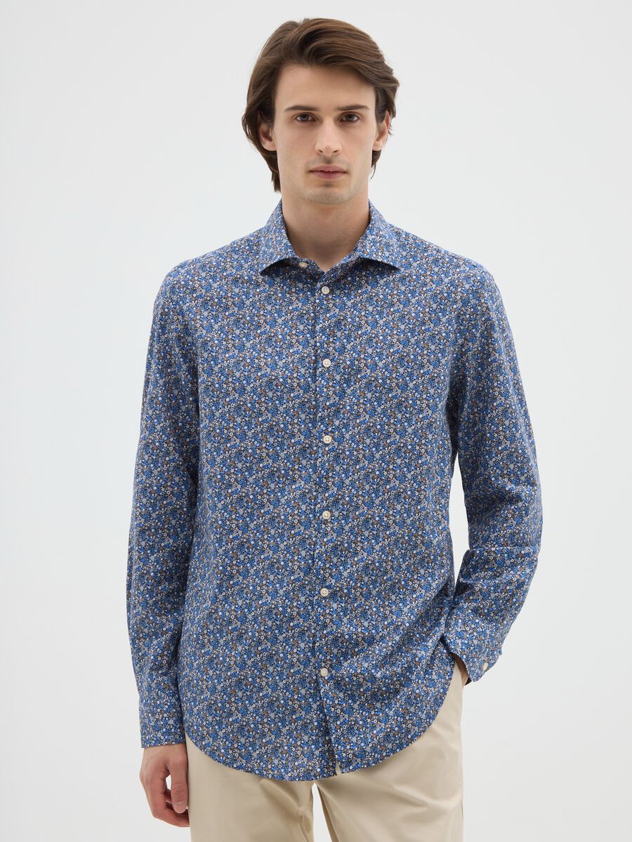 Multicolour Pure Cotton Regular Fit Shirt_0