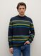 Multi-colour striped jacquard regular fit jumper_1