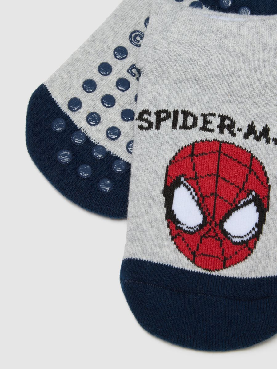 Boys' cotton-blend multicolour socks twin pack, regular fit_1