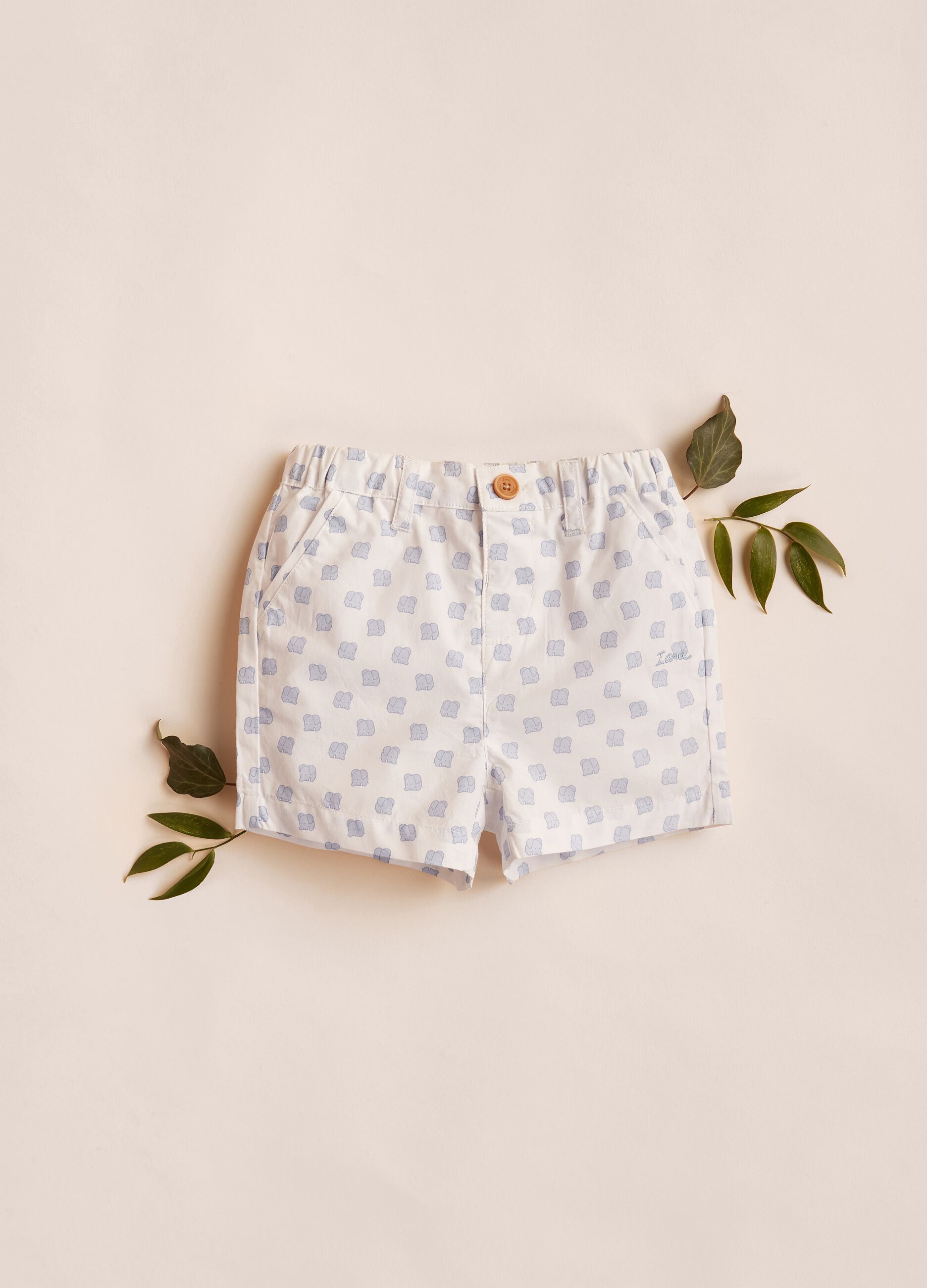 IANA patterned shorts in 100% cotton