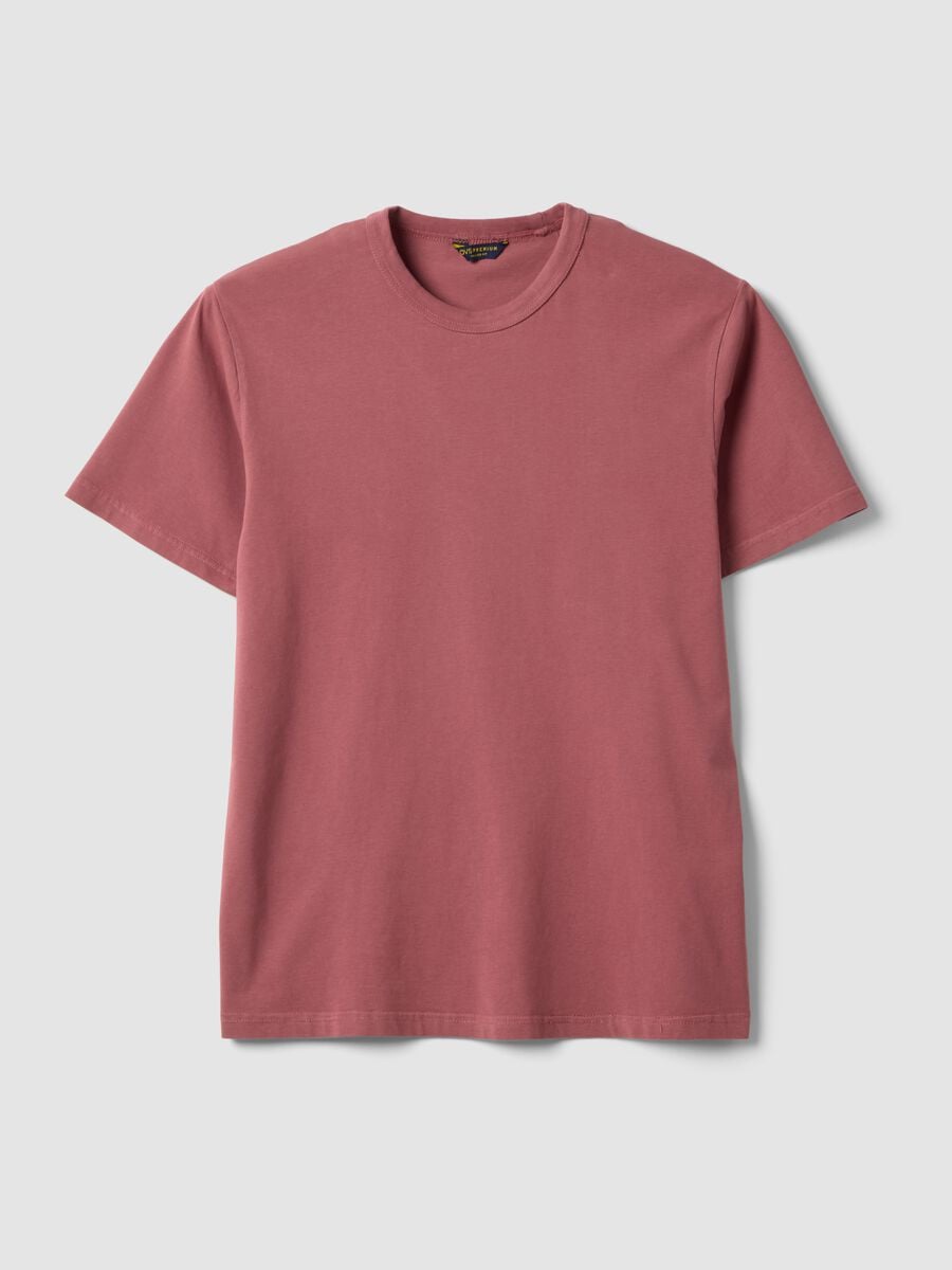 Pink pure cotton relaxed-fit T-shirt_0
