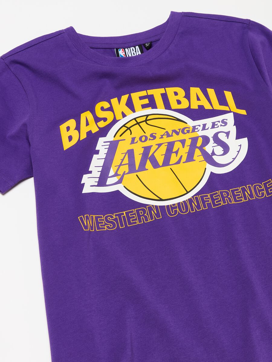 Camiseta de algodón NBA Los Angeles Lakers_2