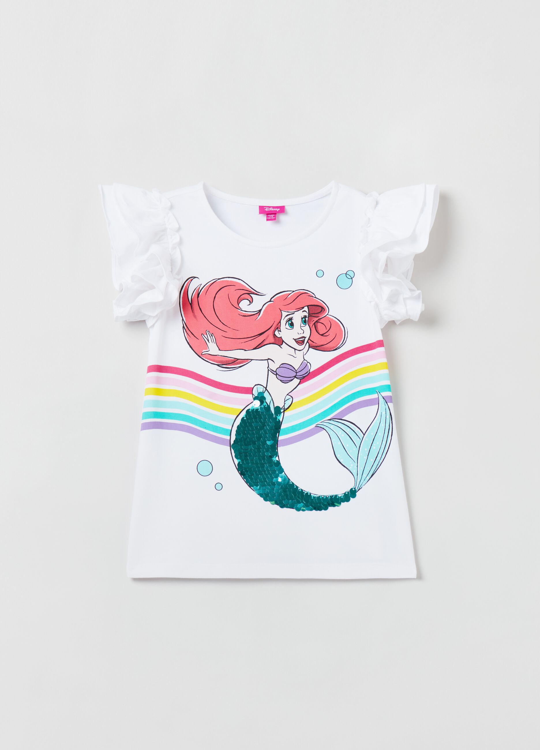 Camiseta de tirantes con volante Disney La Sirenita