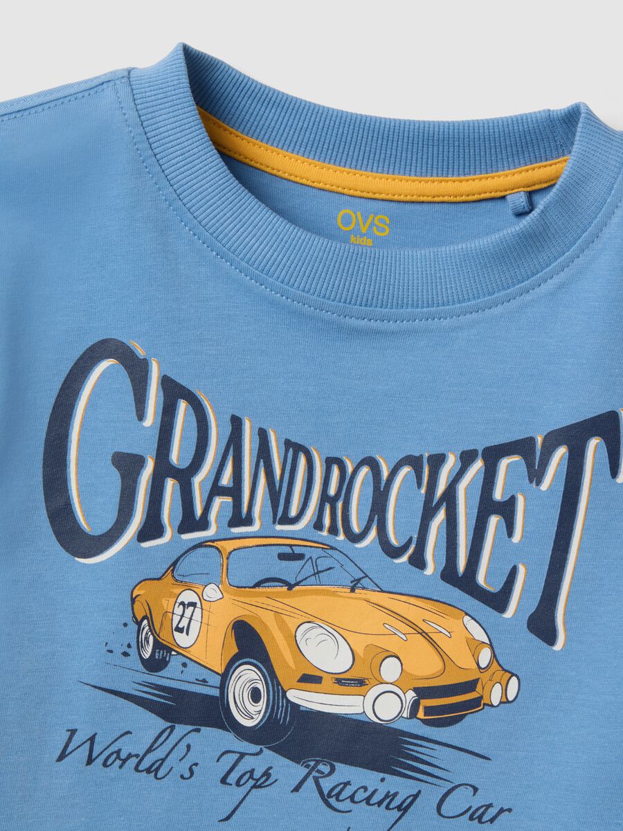 &Pi;&alpha;&iota;&delta;&iota;&kappa;ό &mu;&pi;&lambda;&epsilon; T-shirt &alpha;&pi;ό 100% &beta;&alpha;&mu;&beta;ά&kappa;&iota; &mu;&epsilon; &sigma;&tau;ά&mu;&pi;&alpha; &alpha;&upsilon;&tau;&omicron;&kappa;ί&nu;&eta;&tau;&omicron;, regular &epsilon;&phi;&alpha;&rho;&mu;&omicron;&gamma;ή_2