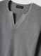 Grey cotton-blend regular-fit Henley top_5