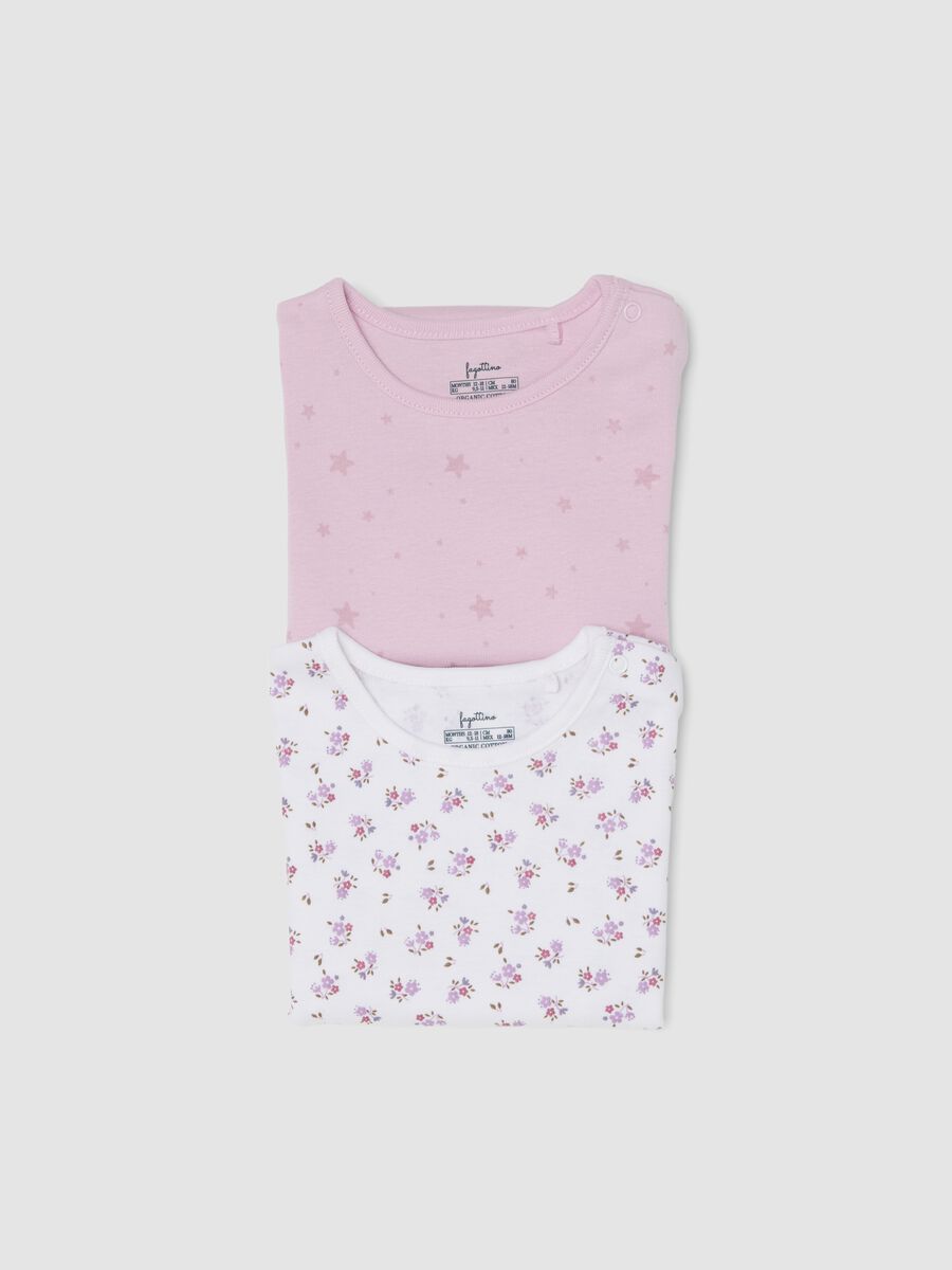 2-pack of pink organic cotton short-sleeve bodysuits for baby girls_2