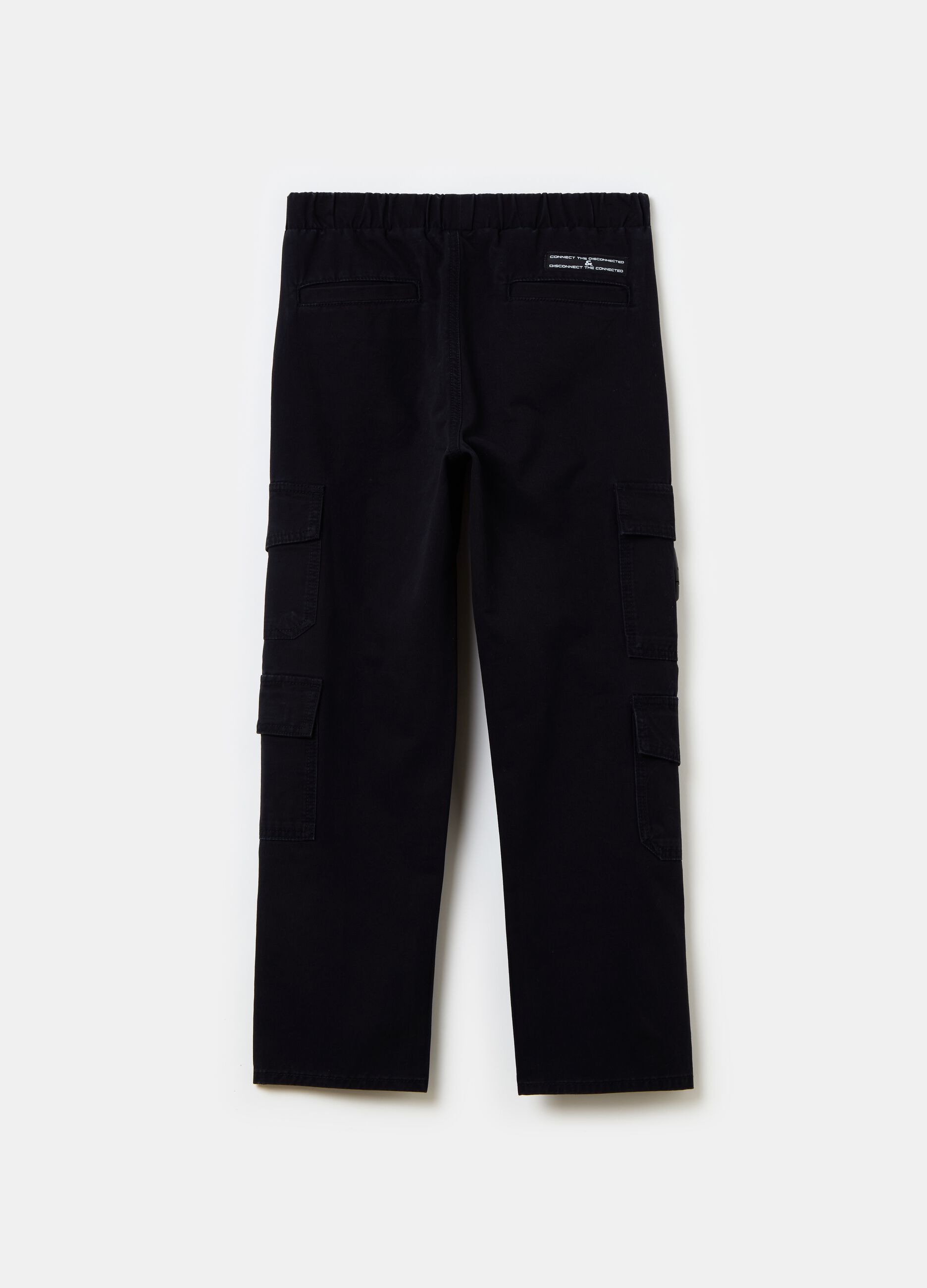 Cargo trousers in cotton twill
