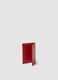 Red genuine leather wallet_1