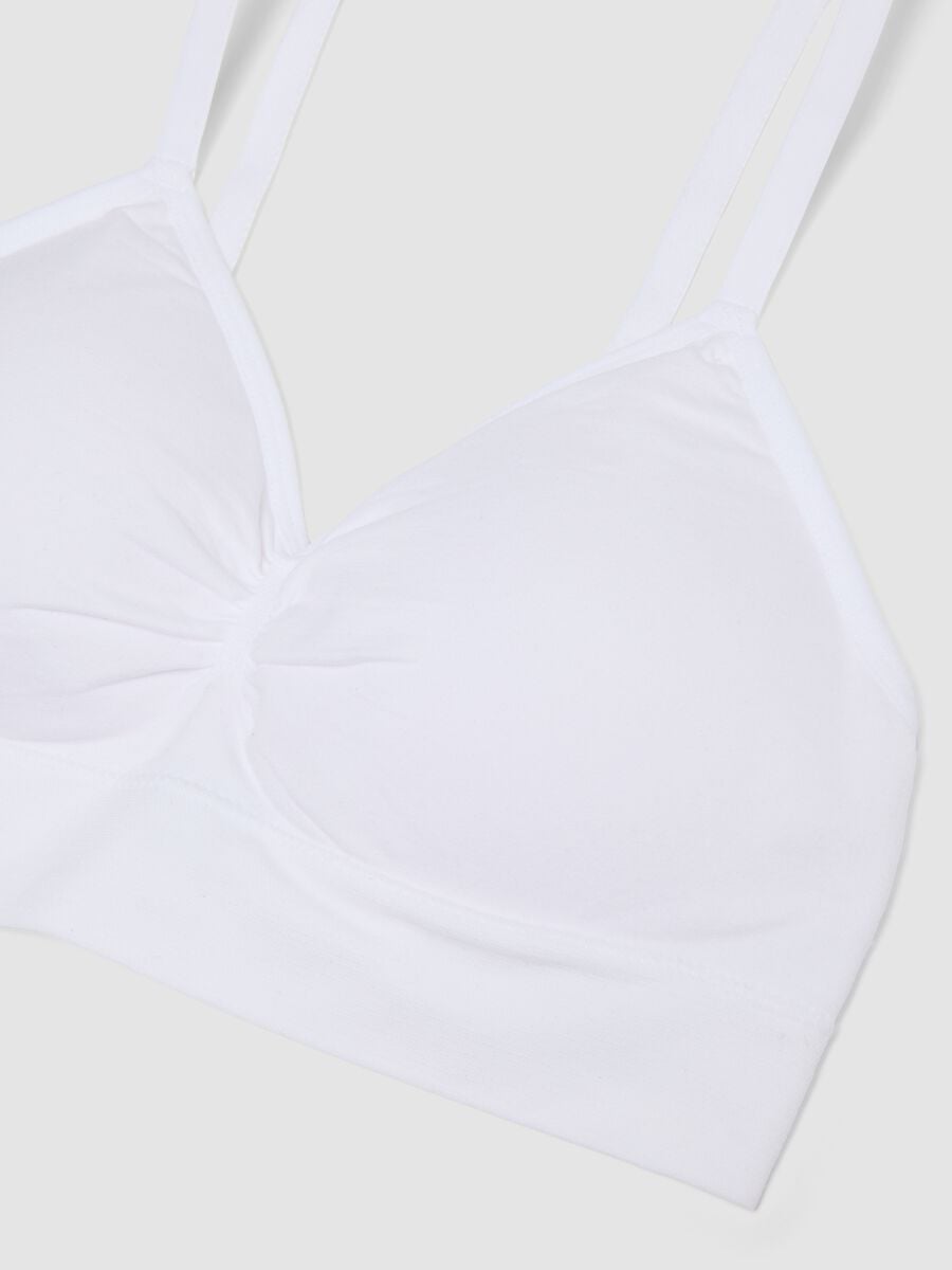 Reggiseno bralette bianco in tessuto elasticizzato_1