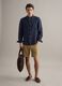 Brown woven paper fabric bag with internal pocket_3