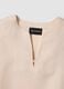 Beige linen-viscose blend top with oversized fit_5