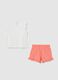 Girls&rsquo; multicoloured regular-fit summer outfit in 100% cotton_1