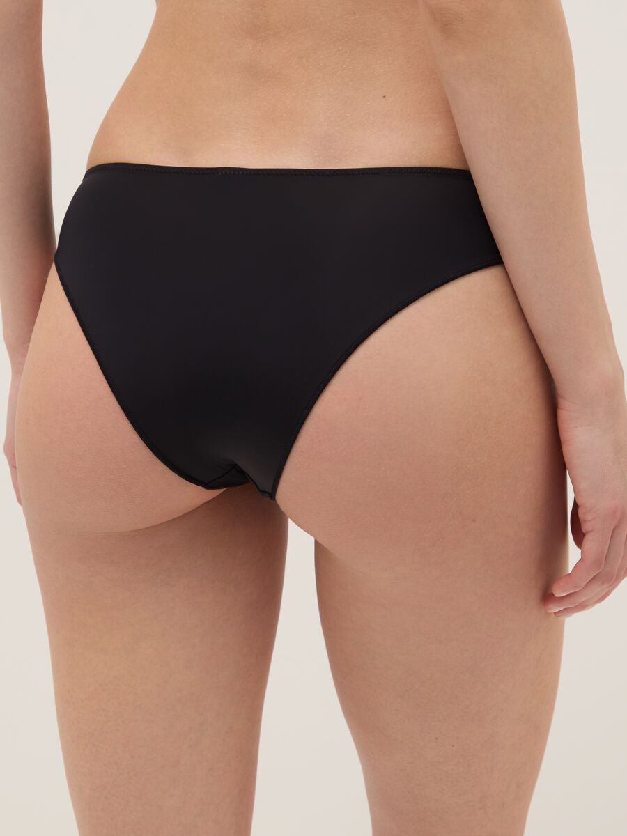 Black lace regular fit knickers_2