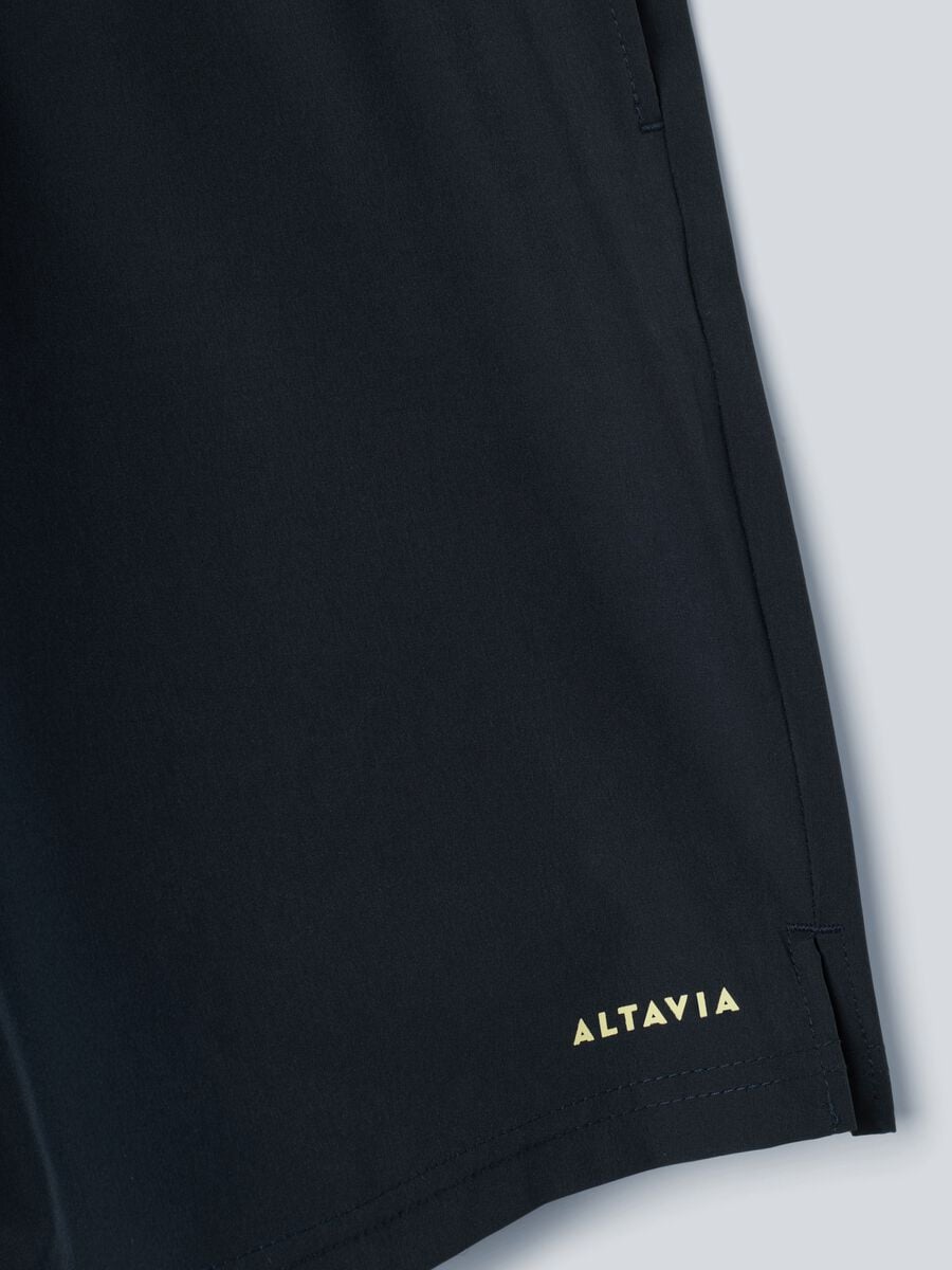 Black ALTAVIA COURT stretch-fabric sports shorts_5