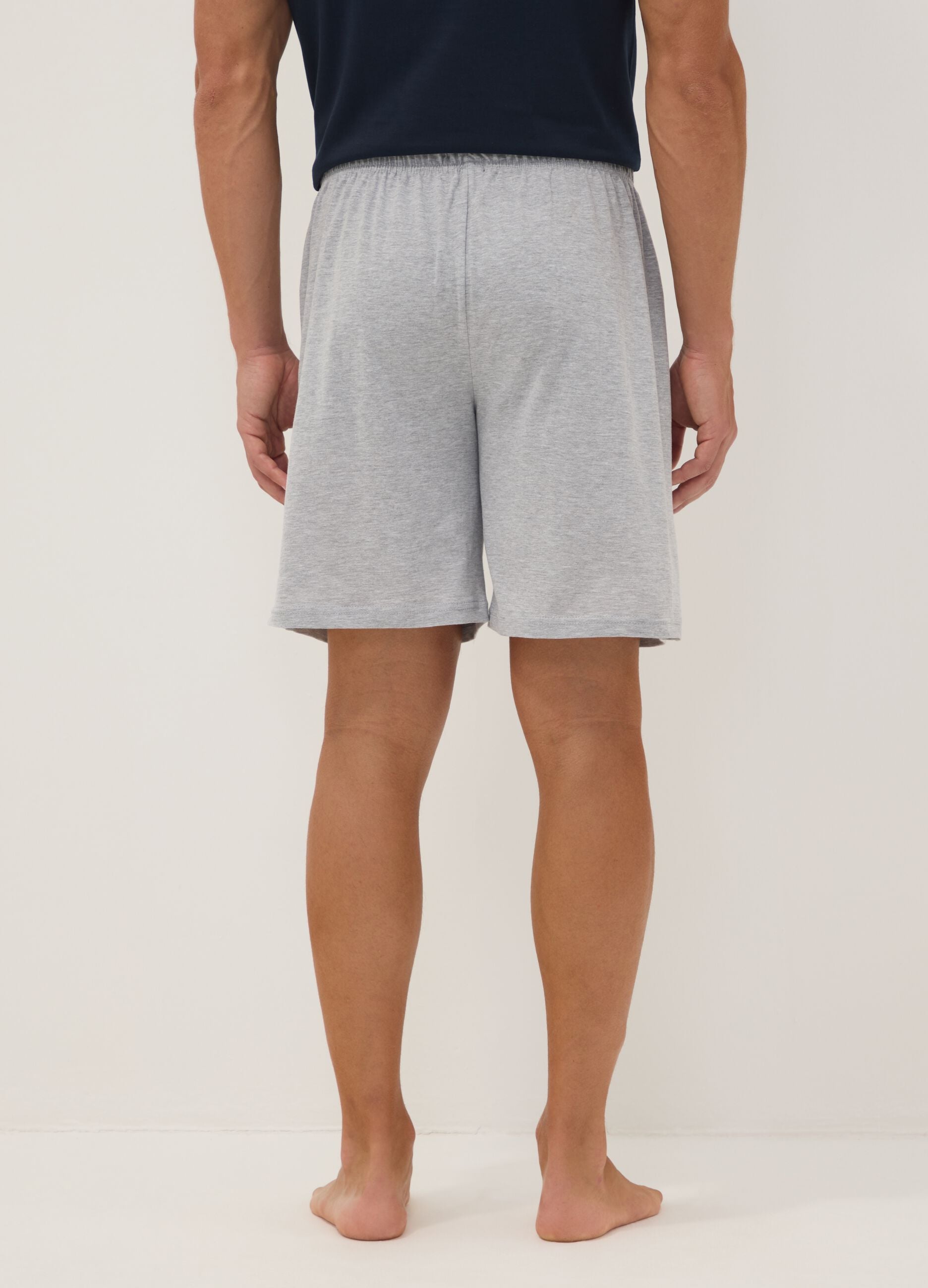2-pack of multicolour organic cotton pyjama shorts