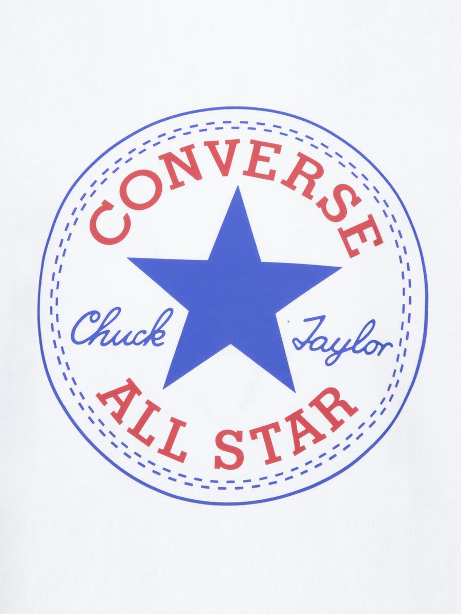 Round-neck T-shirt with Chuck Taylor logo print_2