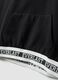 Black cotton-blend hooded sweatshirt_1