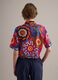 Camisa crop multicolor de algod&oacute;n puro_3