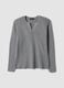 Grey cotton-blend regular-fit Henley top_4
