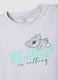 Grey organic cotton and viscose blend pyjamas with crew neck and koala print_2