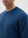 Blue Wool Blend Crew Neck Jumper Regular Fit_3