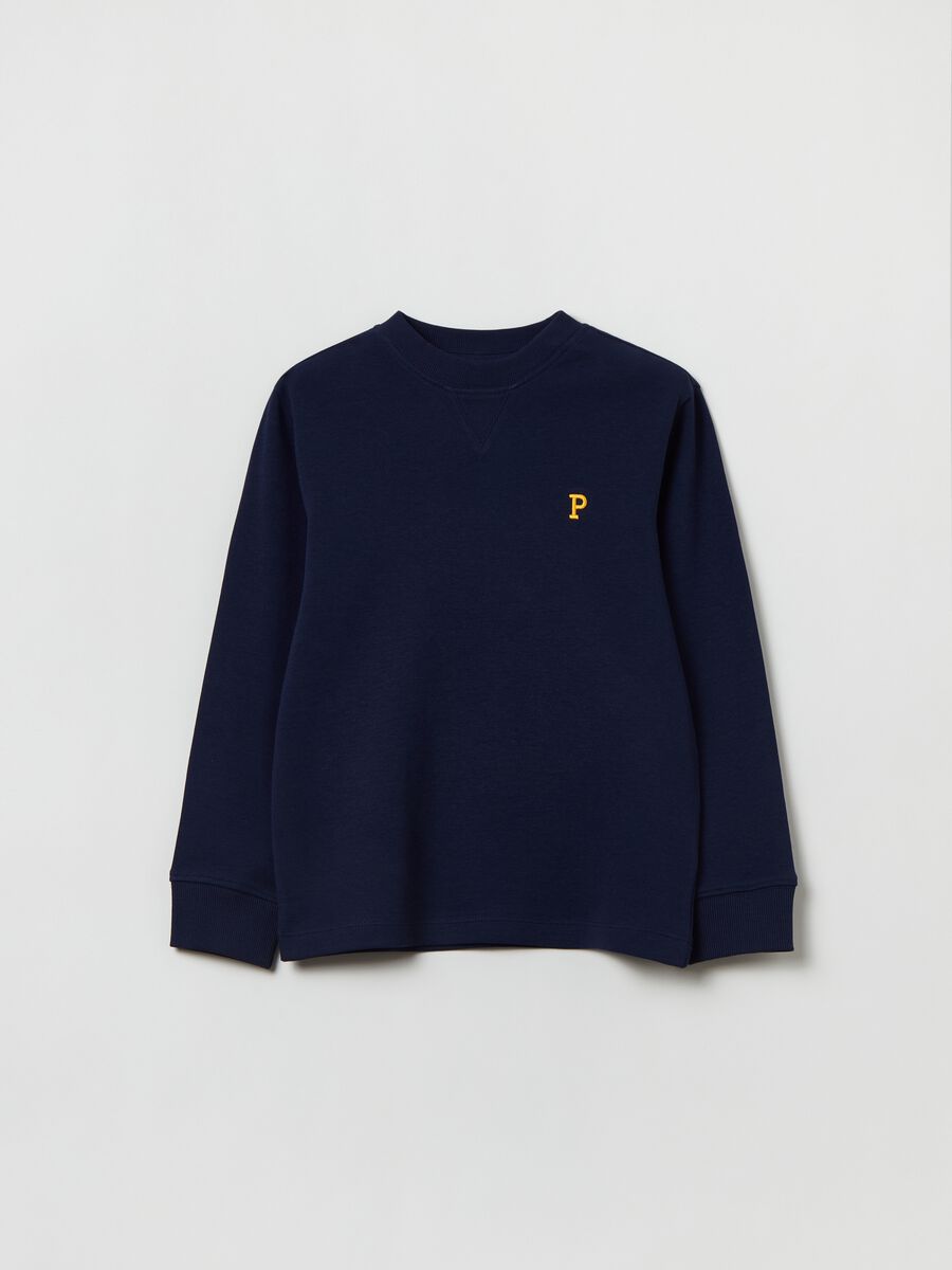 French Terry sweatshirt with logo embroidery_3