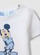 T-shirt in puro cotone bianca da bimbo regular fit con Topolino_2
