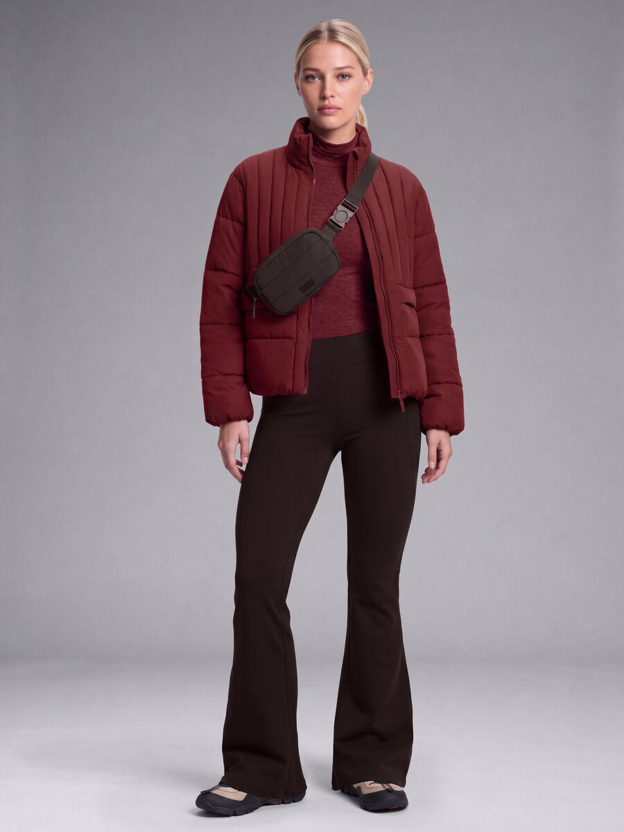 Brown flared stretch trousers ALTAVIA STUDIO_1