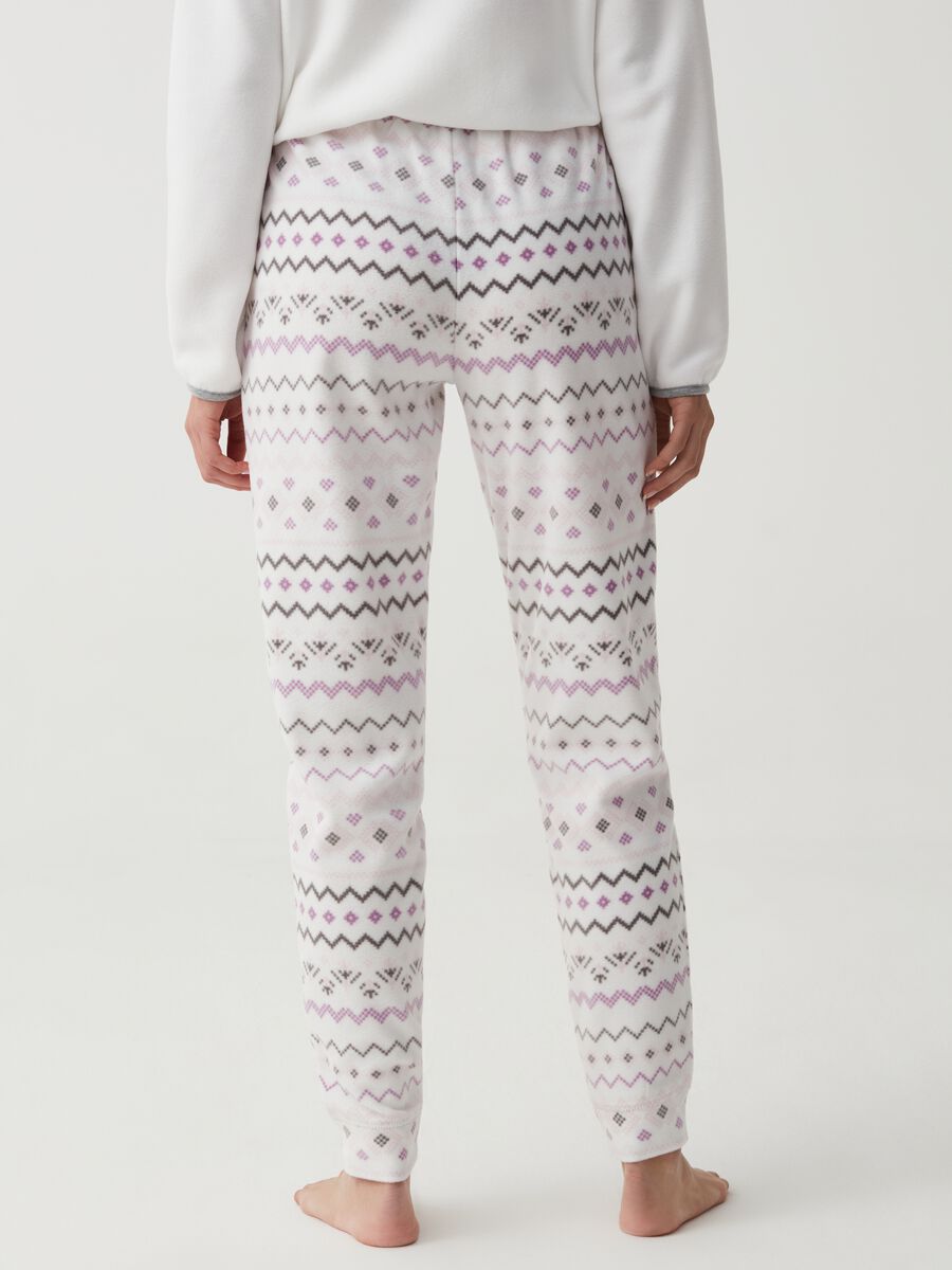 Pantalón pijama con estampado noruego_2