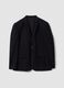 Blazer nero slim fit foderato con rever classici_4