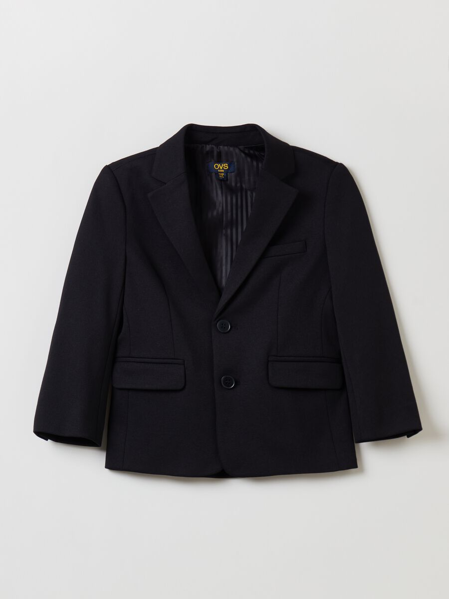 Single-breasted jacket with pockets_0
