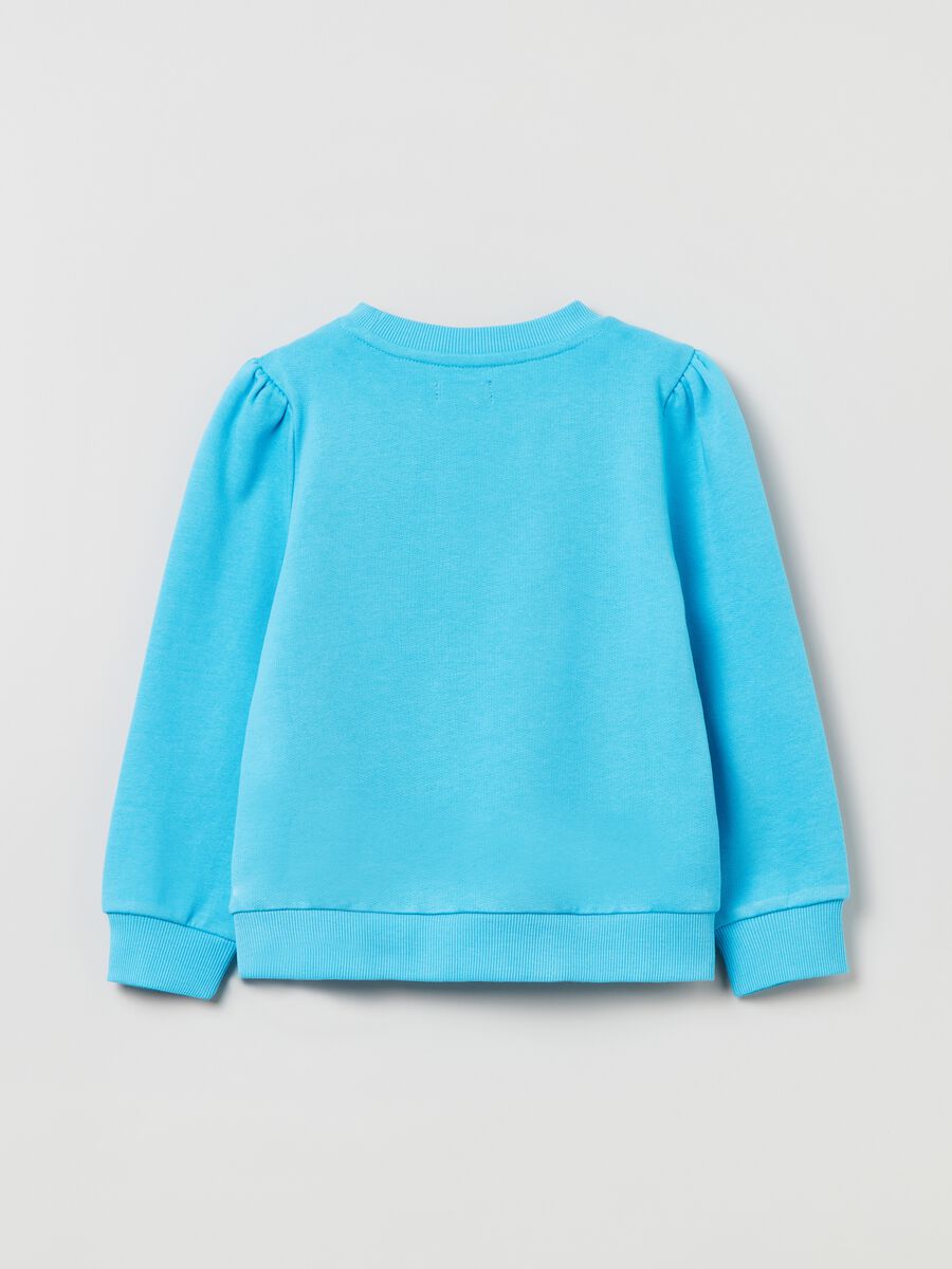 Sweatshirt in French terry with round neck_2
