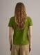 Green regular-fit polo shirt in organic cotton_3
