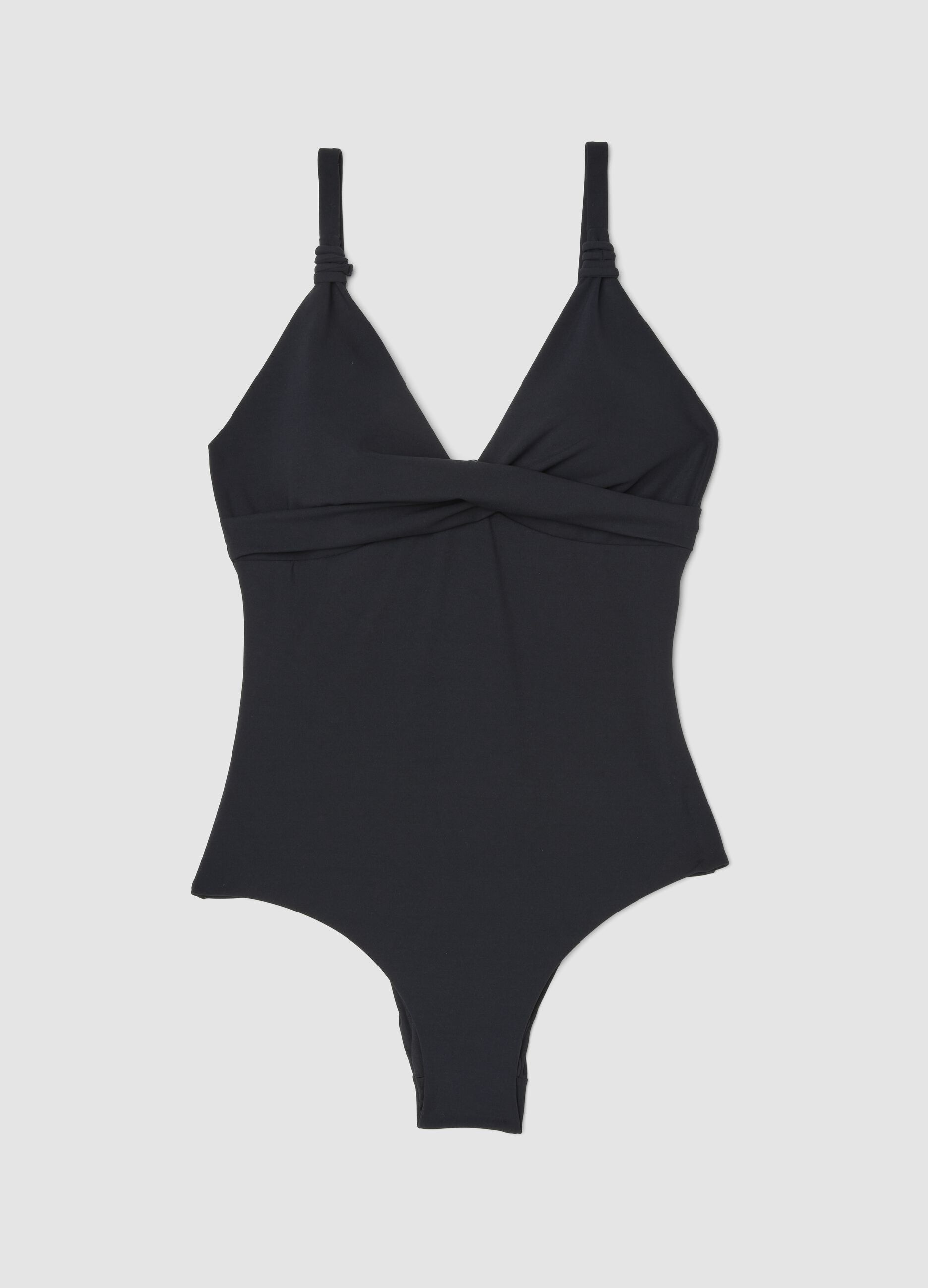 Black stretchy swimsuit
