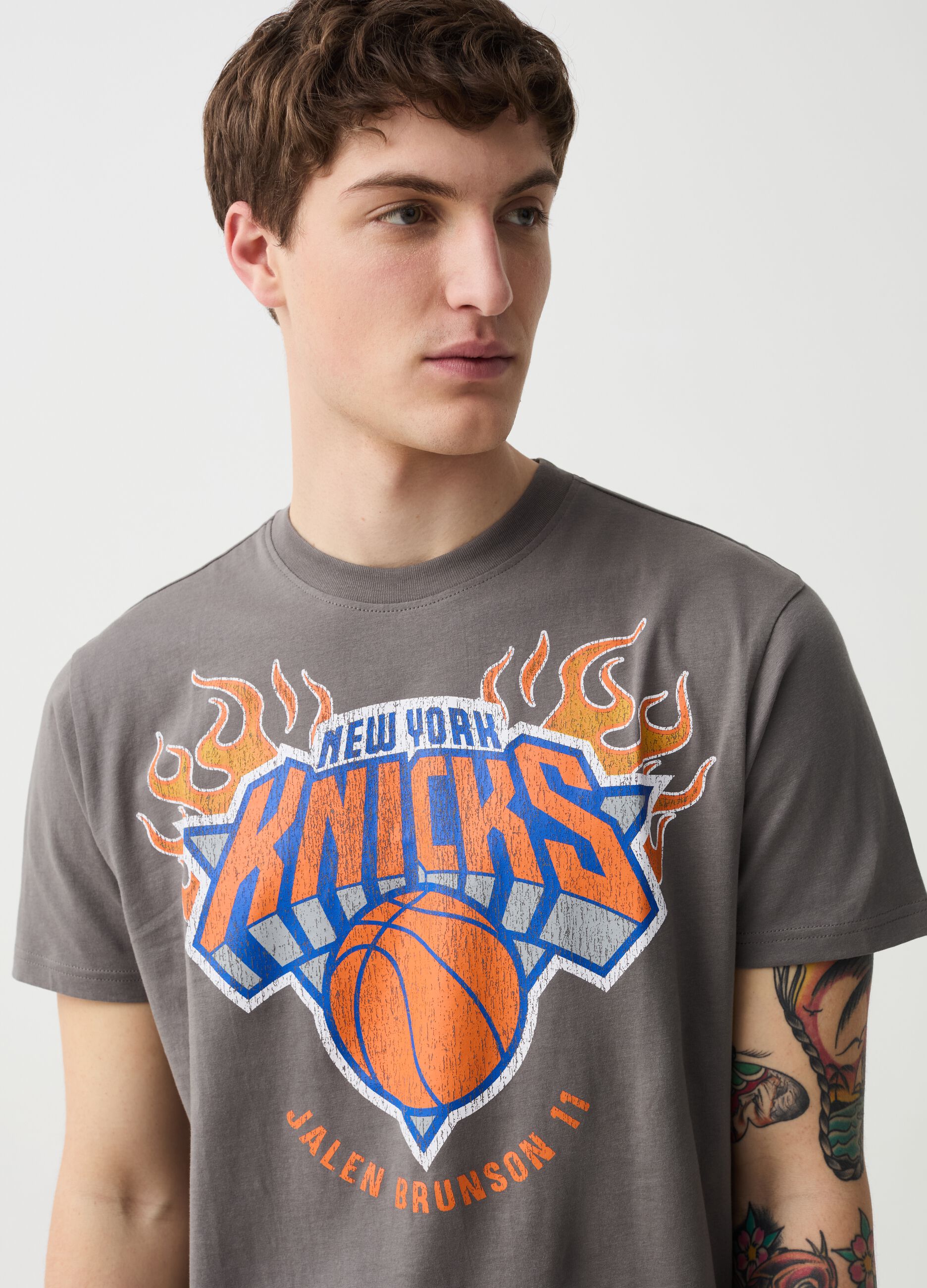 Camiseta con estampado NBA New York Knicks