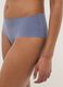 Blue regular fit briefs with lace back_3