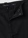 Pantaloni chino neri in puro cotone baggy fit_1