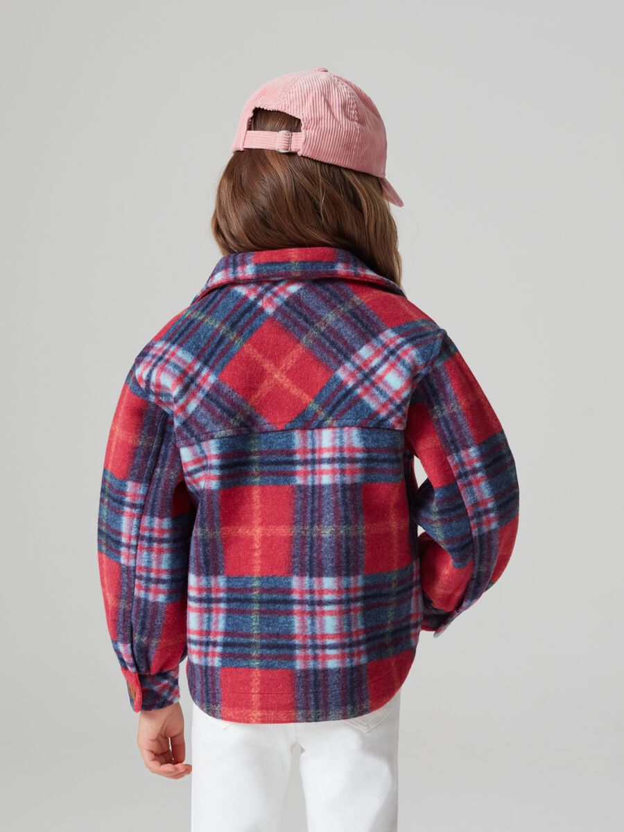 Shacket with check pattern_2