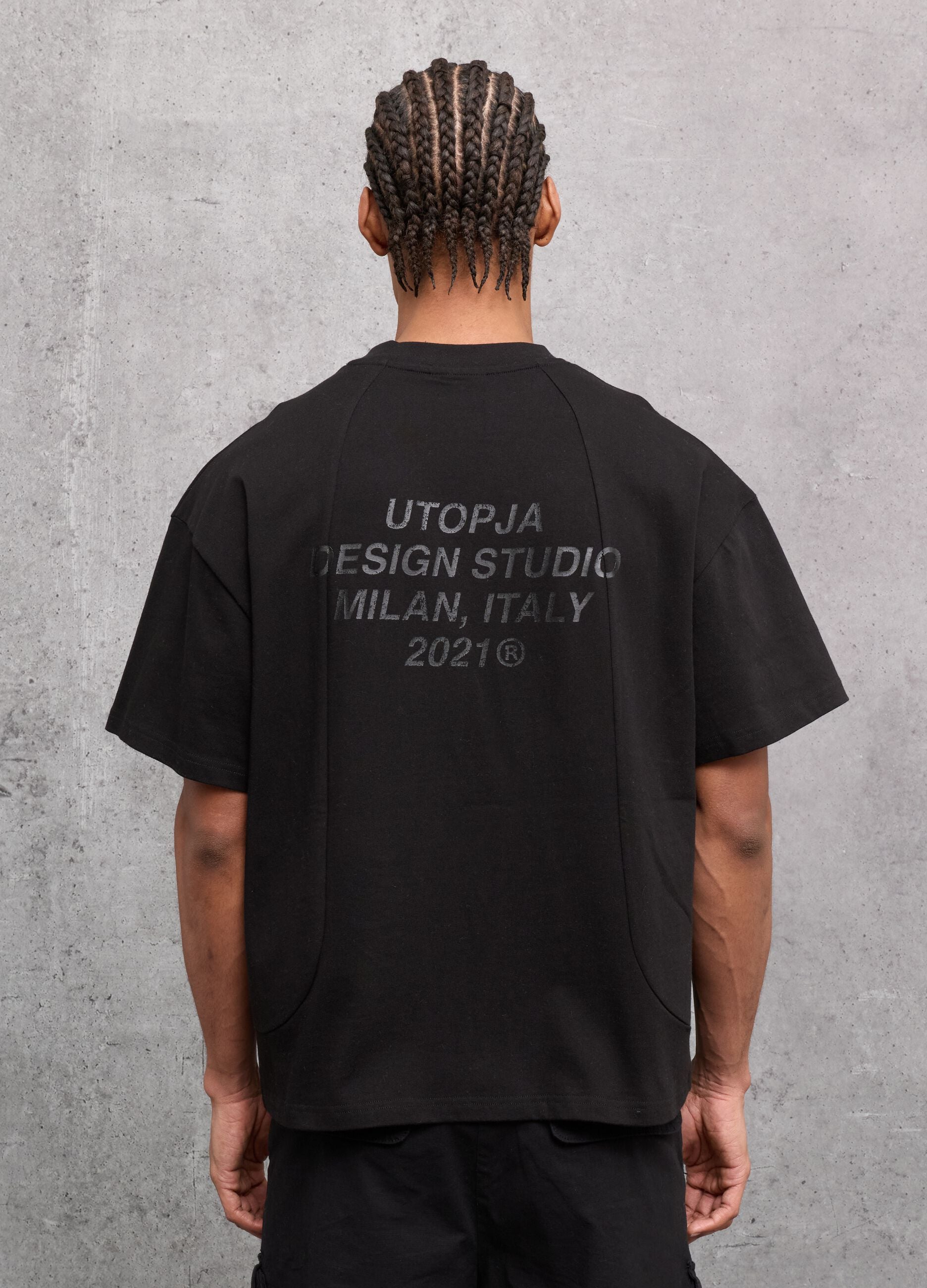 Graphic Pocket T-shirt Black