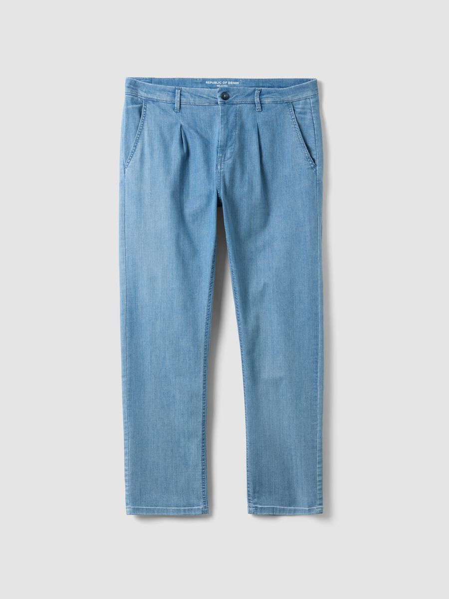 Hellblaue Stretch-Denim-Jeans, Regular Fit_4